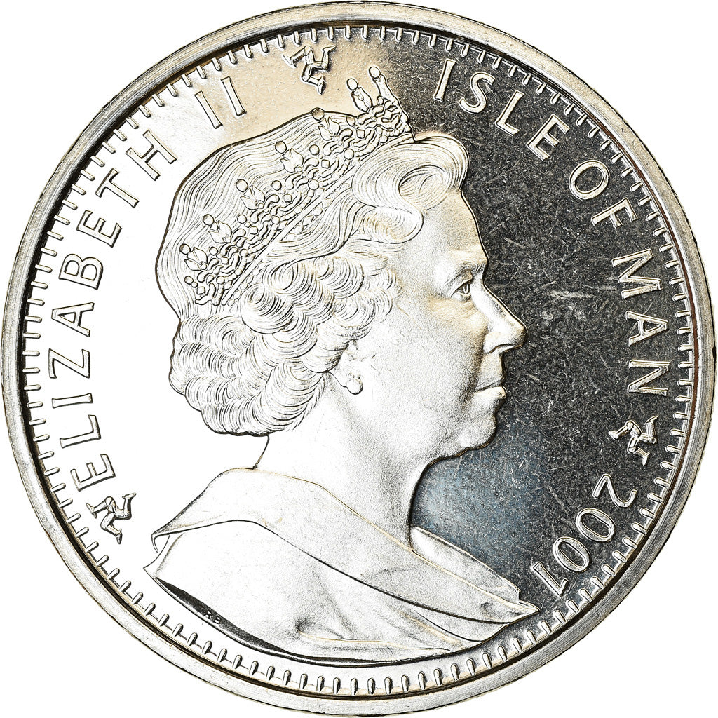 Coin, Isle of Man, Crown, 2007, Pobjoy Mint, Martin Frobisher, MS(63)