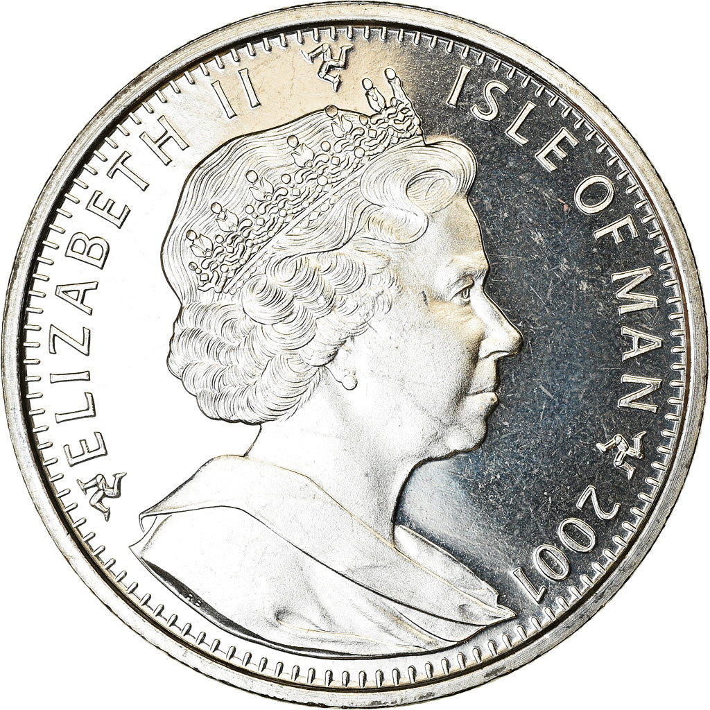 Coin, Isle of Man, Crown, 2007, Pobjoy Mint, Martin Frobisher, MS(63)