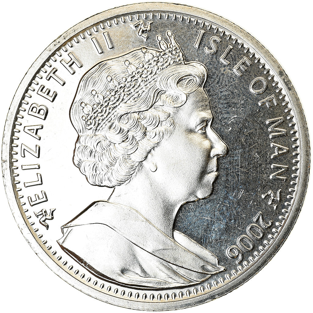 Coin, Isle of Man, Crown, 2006, Pobjoy Mint, Bataille de Trafalgar - Lord
