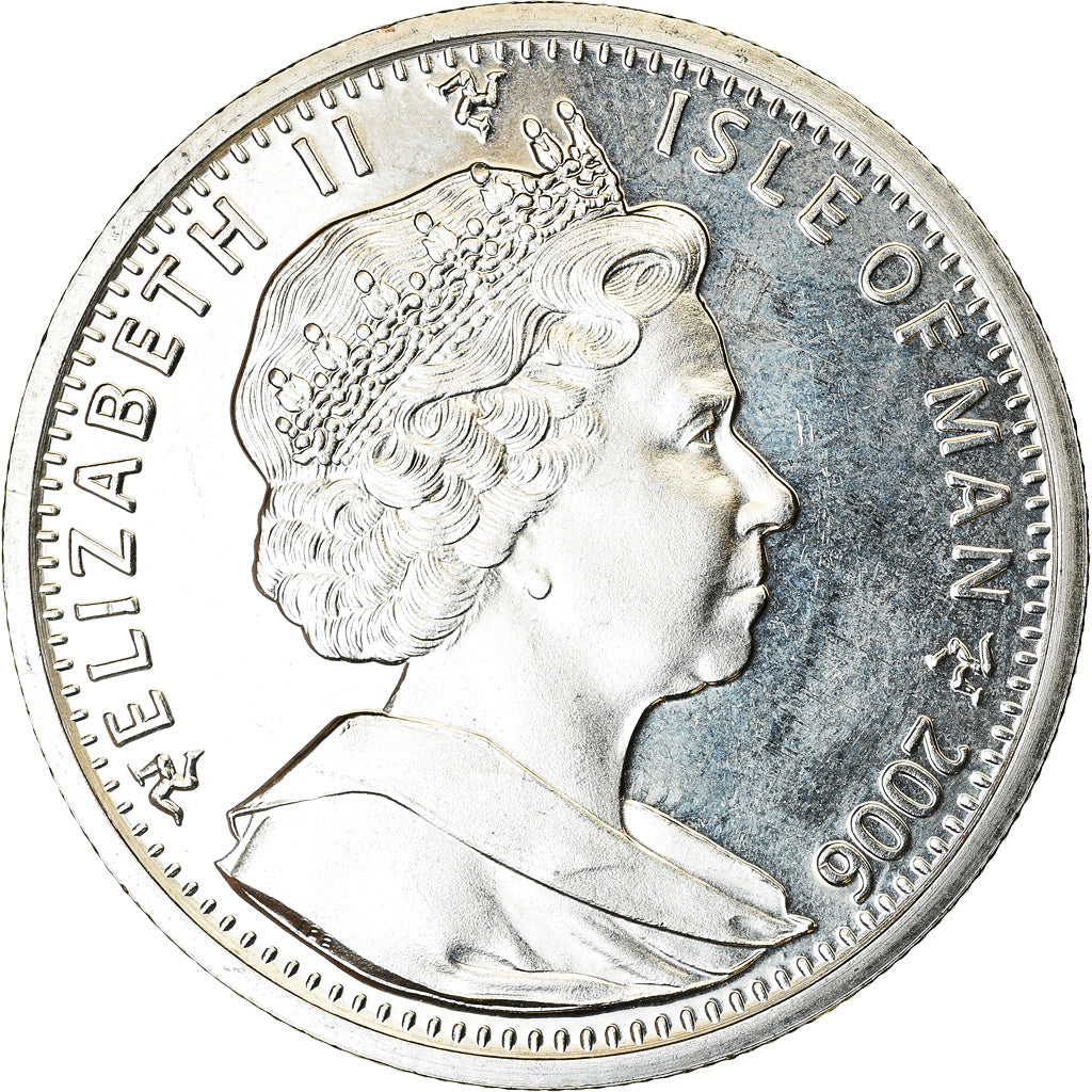 Münze, Isle of Man, Crown, 2006, Pobjoy Mint, Bataille de Trafalgar - Lord