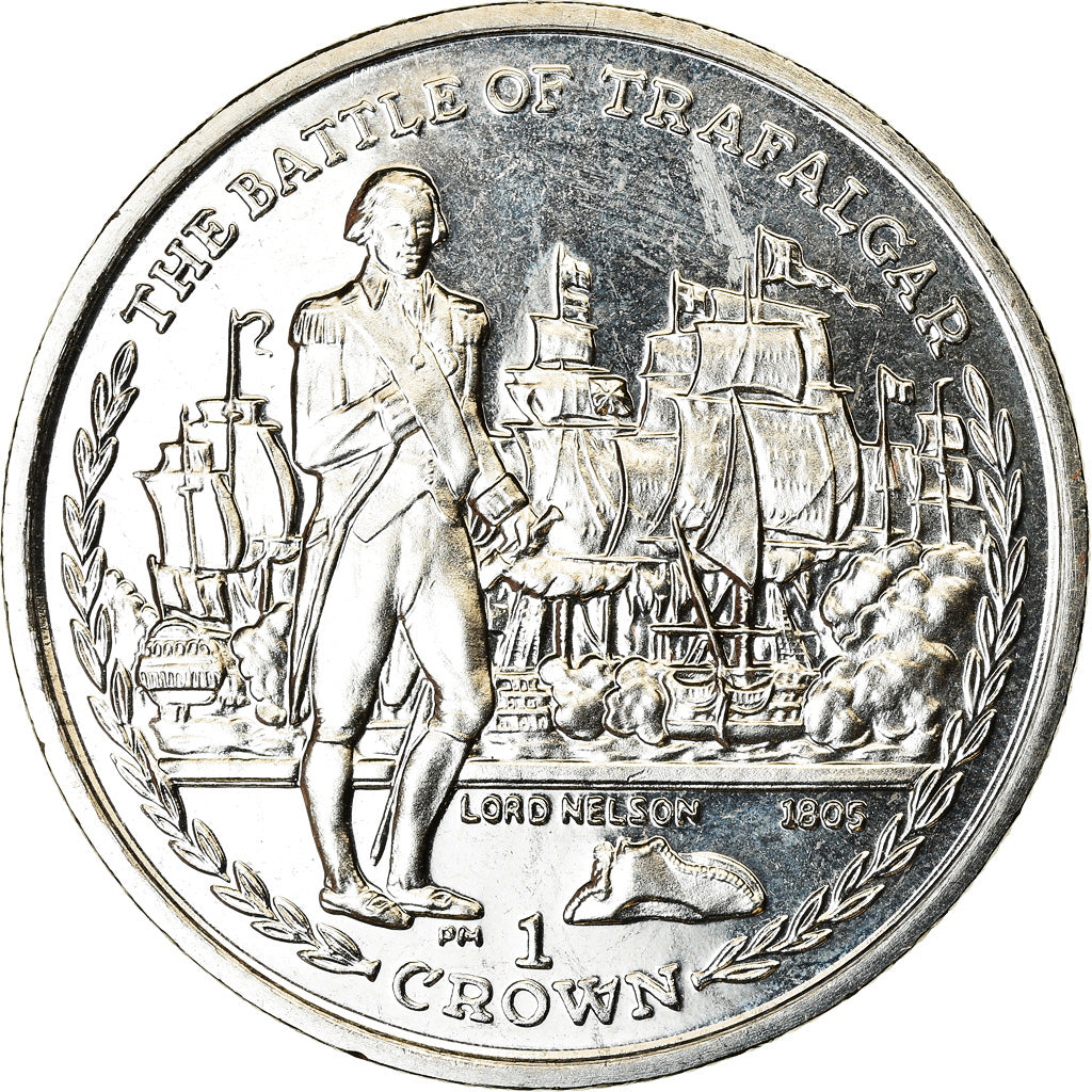 Monnaie, Isle of Man, Crown, 2006, Pobjoy Mint, Bataille de Trafalgar - Lord
