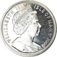 Coin, Isle of Man, Crown, 2006, Pobjoy Mint, Bataille de Waterloo - Duc de