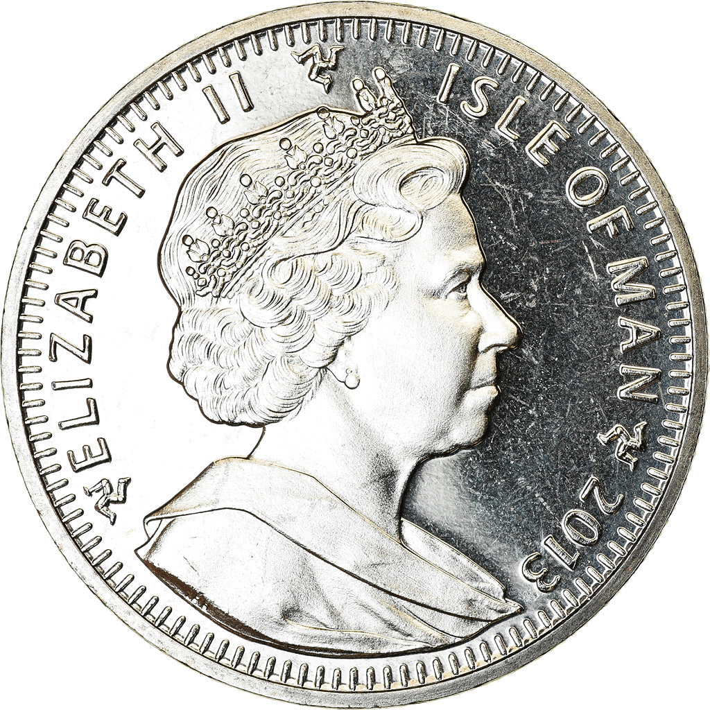 Coin, Isle of Man, Crown, 2013, Pobjoy Mint, Saint Patrick, MS(63), Cupro-nickel