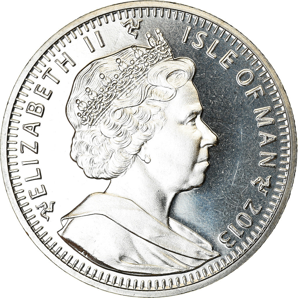 Coin, Isle of Man, Crown, 2013, Pobjoy Mint, Saint Patrick, MS(63), Cupro-nickel