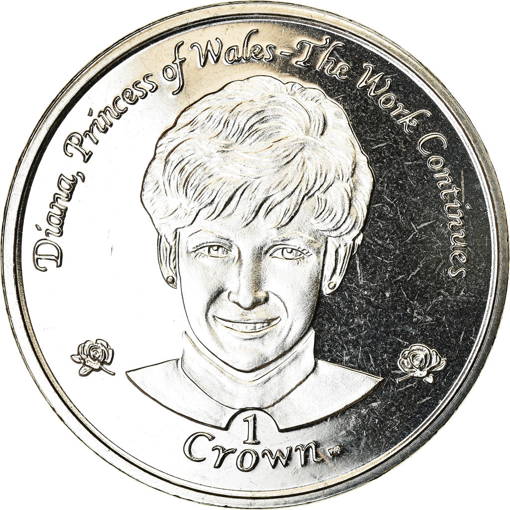 Monnaie, Isle of Man, Crown, 2002, Pobjoy Mint, Lady Diana - Princesse de