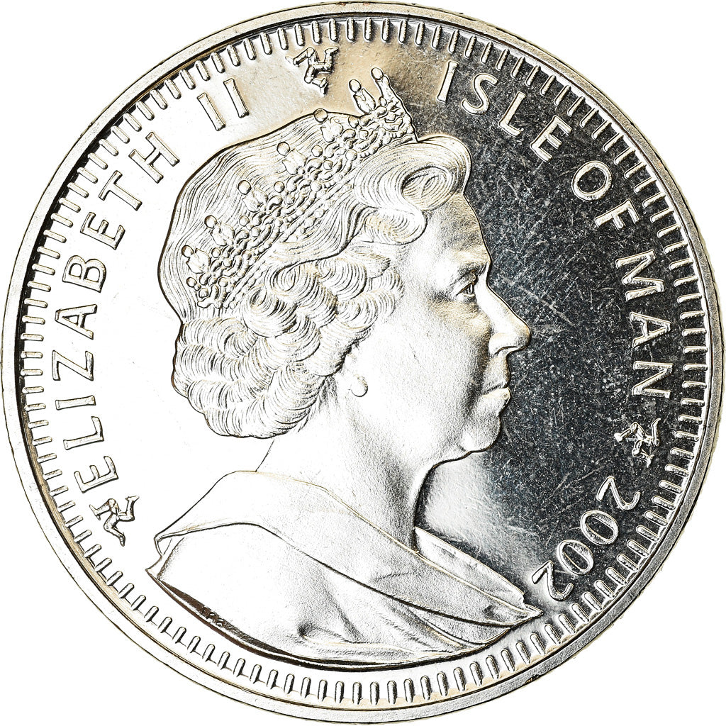 Coin, Isle of Man, Crown, 2002, Pobjoy Mint, Lady Diana - Princesse de Galles