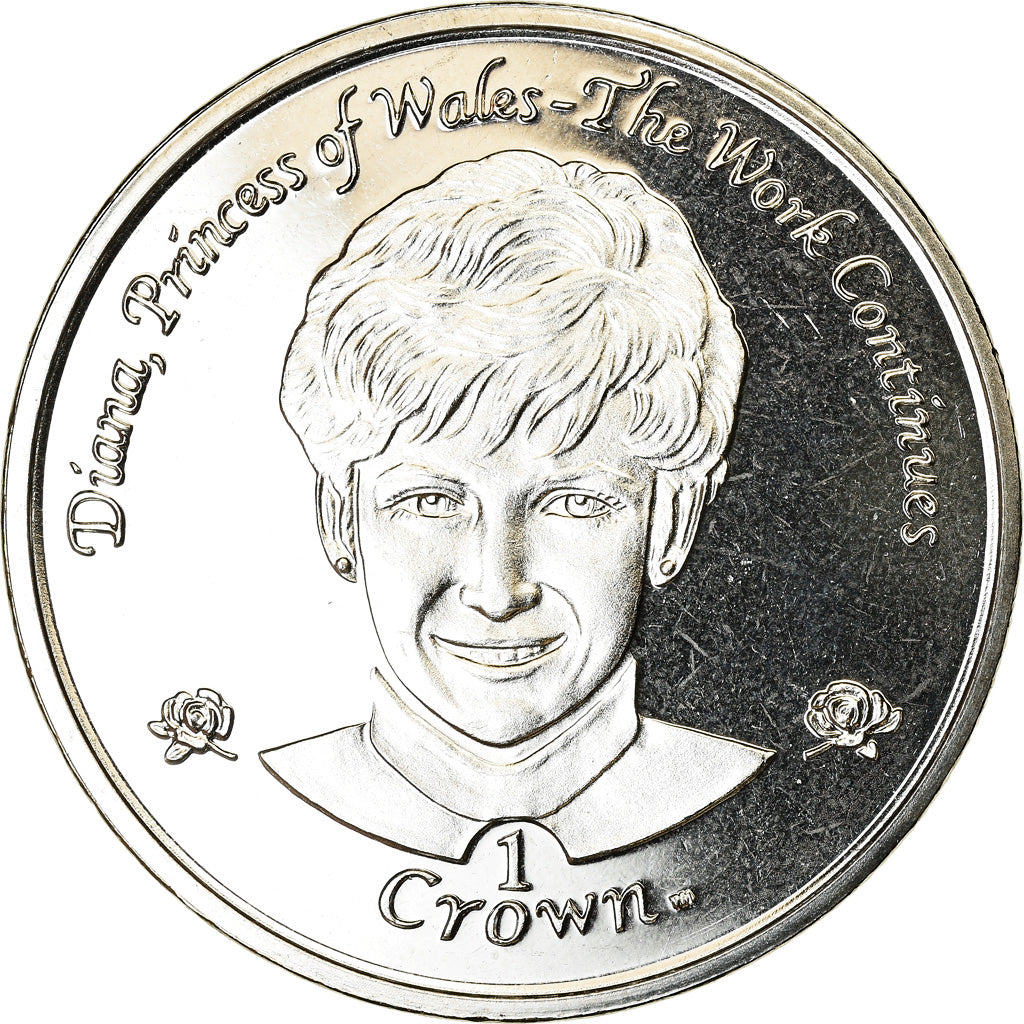 Moneda, Isla de Man, Crown, 2002, Pobjoy Mint, Lady Diana - Princesse de Galles
