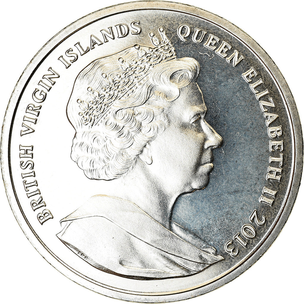 Coin, BRITISH VIRGIN ISLANDS, Dollar, 2013, Franklin Mint, Duchesse de