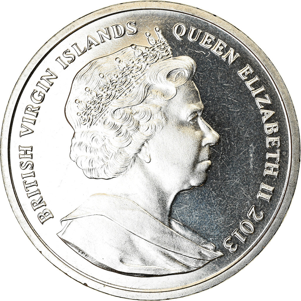Coin, BRITISH VIRGIN ISLANDS, Dollar, 2013, Franklin Mint, Duchesse de