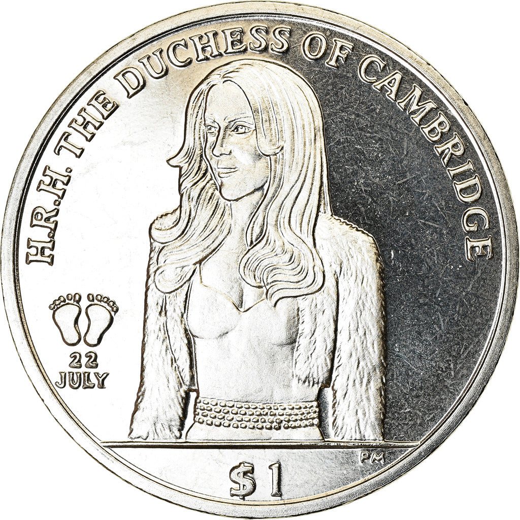 Coin, BRITISH VIRGIN ISLANDS, Dollar, 2013, Franklin Mint, Duchesse de