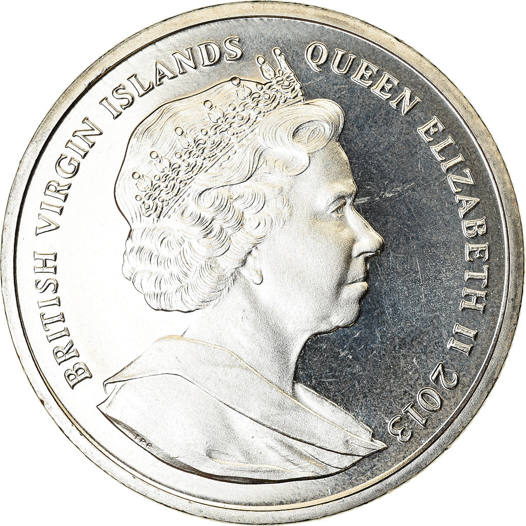 Coin, BRITISH VIRGIN ISLANDS, Dollar, 2013, Franklin Mint, Duc de Cambridge
