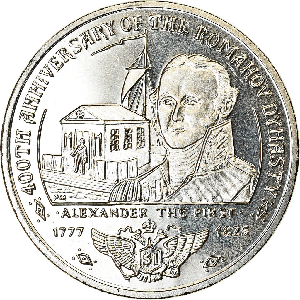 Moneta, ISOLE VERGINI BRITANNICHE, Dollar, 2013, Franklin Mint, Dynastie
