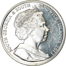 Coin, South Georgia and the South Sandwich Islands, 2 Pounds, 2013, Centenaire