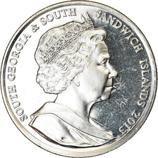 Coin, South Georgia and the South Sandwich Islands, 2 Pounds, 2013, Centenaire