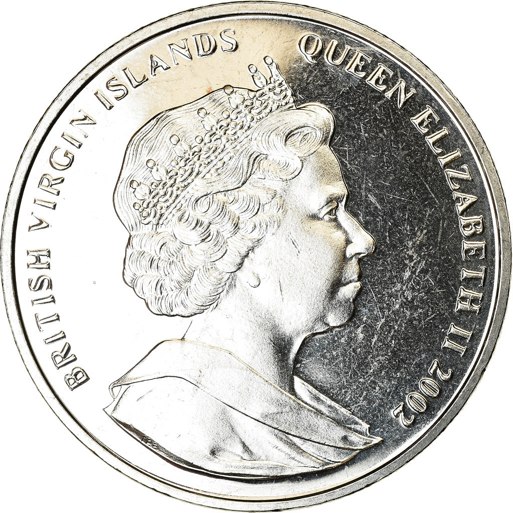 Moneta, ISOLE VERGINI BRITANNICHE, Dollar, 2002, Franklin Mint, Centenaire de