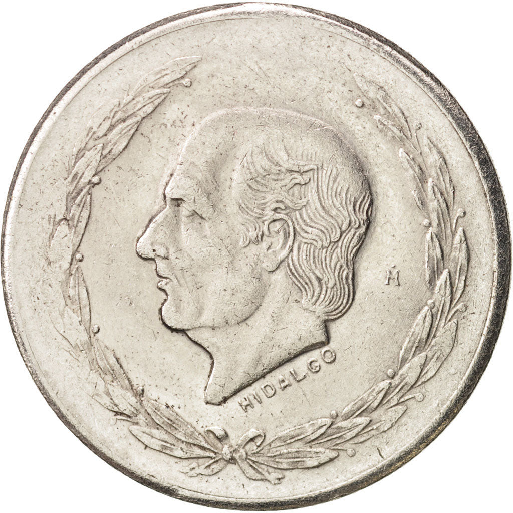 Mexico, 5 Pesos, 1951, Mexico City, AU(50-53), Silver, KM:467