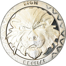 Coin, Sierra Leone, Dollar, 2019, British Royal Mint, Lion, MS(63), Cupro-nickel