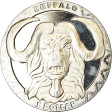 Coin, Sierra Leone, Dollar, 2019, British Royal Mint, Bison, MS(63)