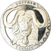 Moneta, Sierra Leone, Dollar, 2019, British Royal Mint, Bison, SPL, Rame-nichel
