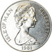 Monnaie, Isle of Man, Elizabeth II, Crown, 1981, Pobjoy Mint, Mariage du Prince