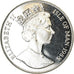 Monnaie, Isle of Man, Elizabeth II, Crown, 1988, Pobjoy Mint, Le chat "Manx"