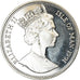 Monnaie, Isle of Man, Elizabeth II, Crown, 1991, Pobjoy Mint, Chat norvégien