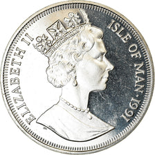Monnaie, Isle of Man, Elizabeth II, Crown, 1991, Pobjoy Mint, Chat norvégien