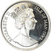 Monnaie, Isle of Man, Elizabeth II, Crown, 1992, Pobjoy Mint, Chat siamois, SPL
