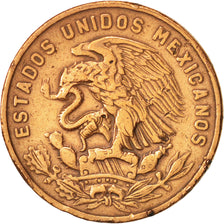 Mexico, 20 Centavos, 1960, Mexico City, EF(40-45), Bronze, KM:440
