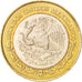 Mexico, 20 Nuevo Pesos, 1993, Mexico City, AU(55-58), Bi-Metallic, KM:561