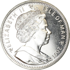Coin, Isle of Man, Elizabeth II, Crown, 2001, Pobjoy Mint, Chat Somali, MS(63)