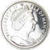 Coin, Isle of Man, Elizabeth II, Crown, 2002, Pobjoy Mint, Chat du Bengal