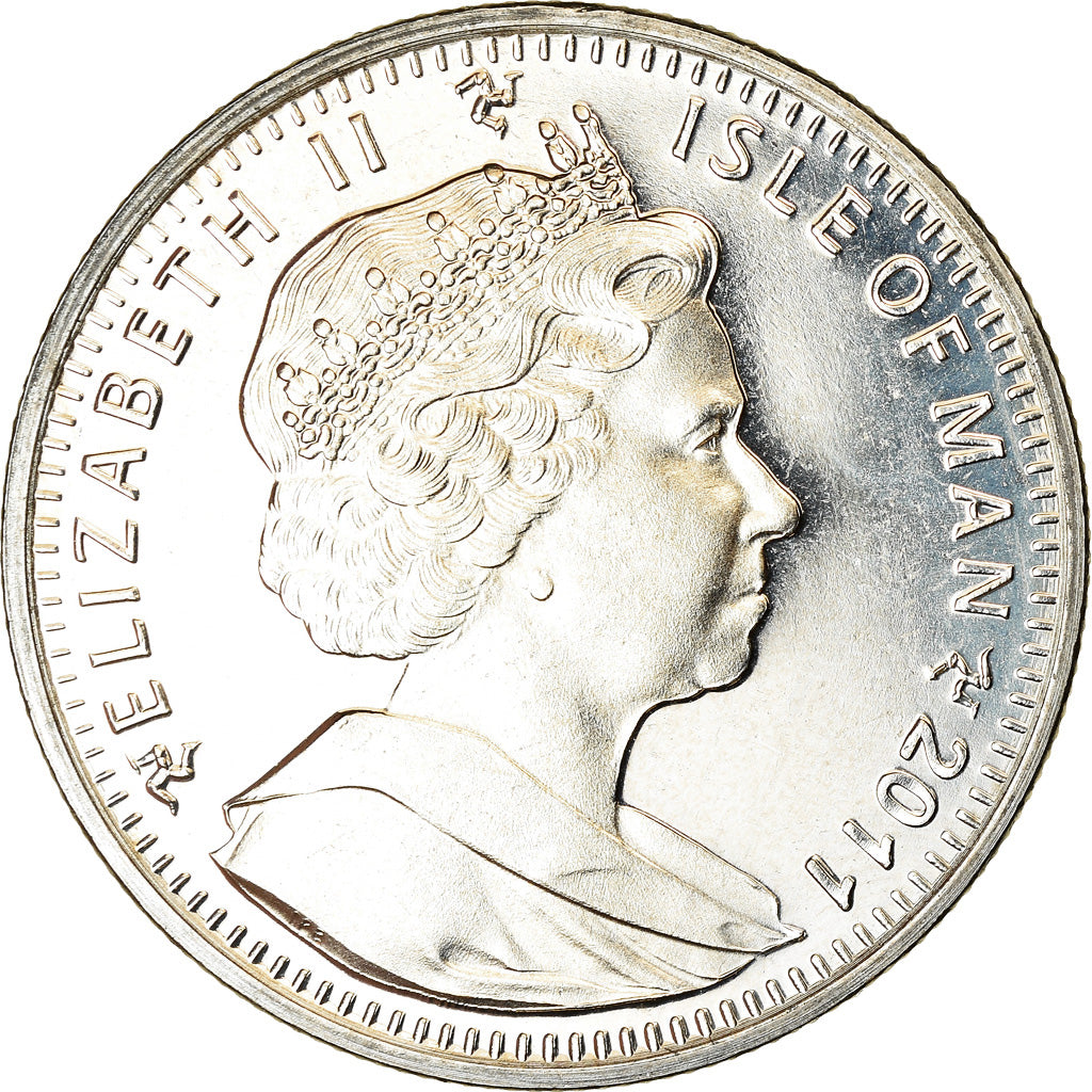 Münze, Isle of Man, Elizabeth II, Crown, 2011, Pobjoy Mint, Chat Angora turc