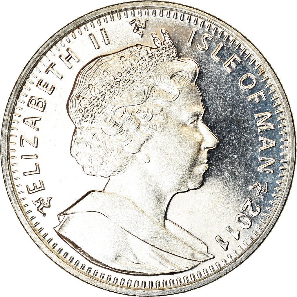 Coin, Isle of Man, Elizabeth II, Crown, 2011, Pobjoy Mint, Chat Angora turc