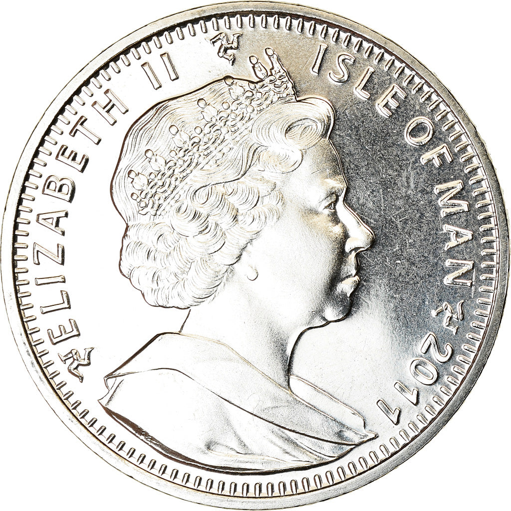 Coin, Isle of Man, Elizabeth II, Crown, 2011, Pobjoy Mint, Mariage du Prince