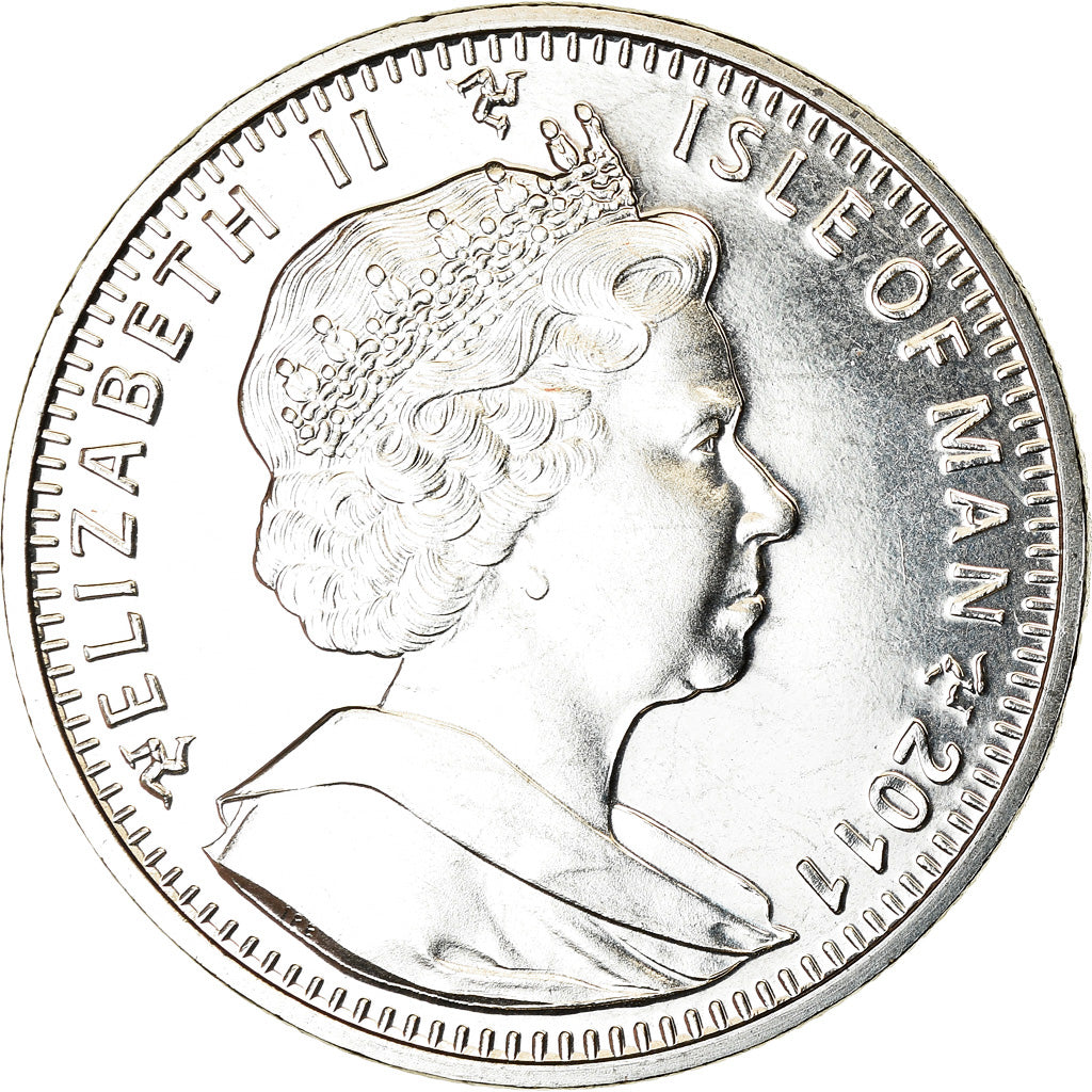 Coin, Isle of Man, Elizabeth II, Crown, 2011, Pobjoy Mint, Mariage du Prince