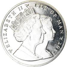Moneta, Isola di Man, Crown, 2012, Pobjoy Mint, Le chat "Manx", SPL