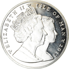 Monnaie, Isle of Man, Crown, 2012, Pobjoy Mint, Le chat "Manx", SPL