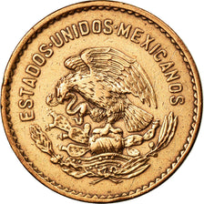 Moneda, México, 5 Centavos, 1955, Mexico City, MBC+, Bronce, KM:424