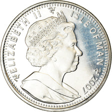 Coin, Isle of Man, Elizabeth II, Crown, 2007, Pobjoy Mint, Tourist Trophy