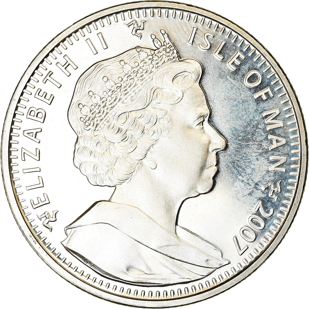 Coin, Isle of Man, Elizabeth II, Crown, 2007, Pobjoy Mint, MS(63)