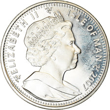 Coin, Isle of Man, Elizabeth II, Crown, 2007, Pobjoy Mint, MS(63)