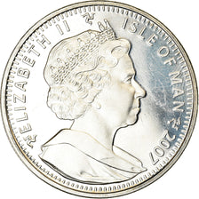 Coin, Isle of Man, Elizabeth II, Crown, 2007, Pobjoy Mint, MS(63)