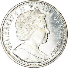 Coin, Isle of Man, Elizabeth II, Crown, 2007, Pobjoy Mint, MS(63)