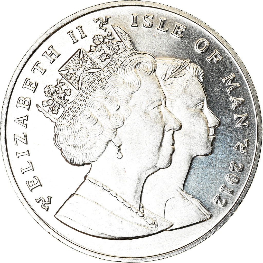 Moneda, Isla de Man, Crown, 2012, Pobjoy Mint, J.O de Londres - Kayak, SC