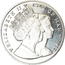 Münze, Isle of Man, Crown, 2012, Pobjoy Mint, J.O de Londres - Kayak, UNZ