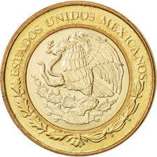Mexico, 10 Pesos, 2004, Mexico City, AU(55-58), Bi-Metallic, KM:616