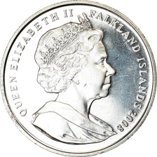 Coin, Falkland Islands, Elizabeth II, Crown, 2008, Pobjoy Mint, Port Louis