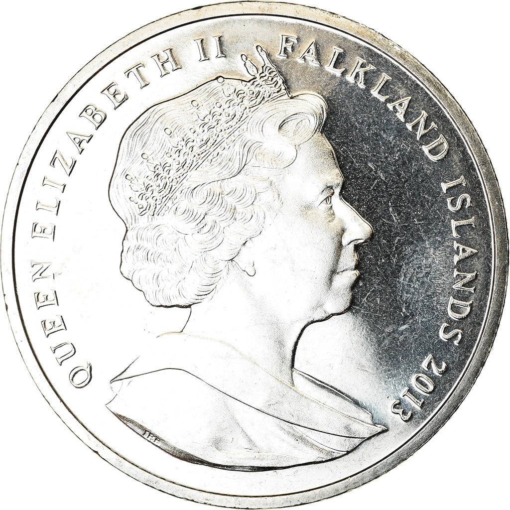 Coin, Falkland Islands, Crown, 2013, Référendum, MS(63), Cupro-nickel, KM:169
