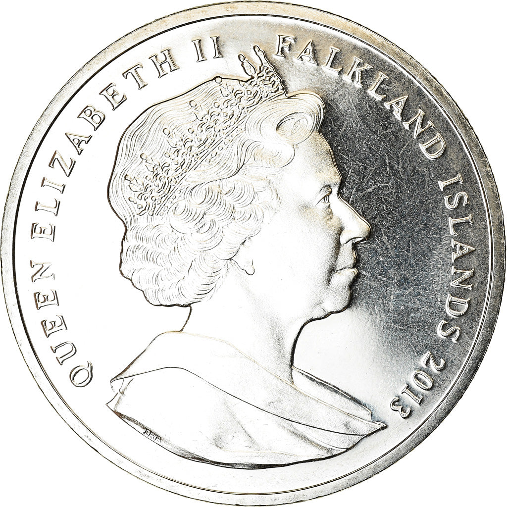 Münze, Falkland Islands, Crown, 2013, Référendum, UNZ, Cupro-nickel, KM:169